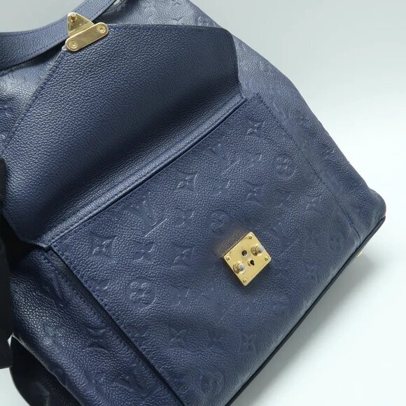 Louis Vuitton Metis Navy Monogram Leather Satchel 1370-032225 - Picture 9 of 12